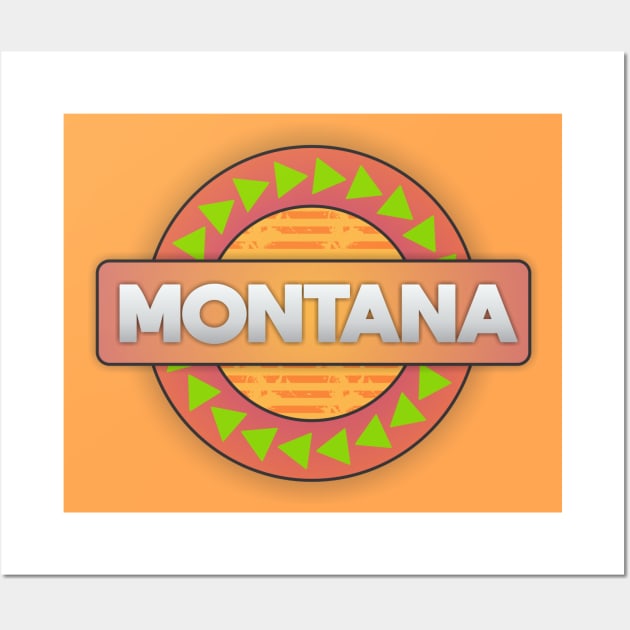 Montana Logo Wall Art by Dale Preston Design